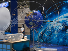 人造卫星 卫星运行轨迹分布图 卫星模型演示